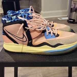 Nike Pastel and Blue High-Top Sneakers